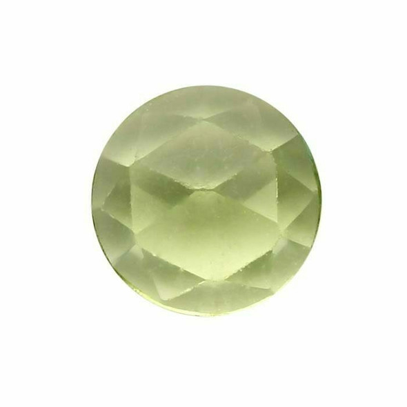 Peridot 4mm Round Rose-Cut Cabochon, N |Sold by Each | 73645