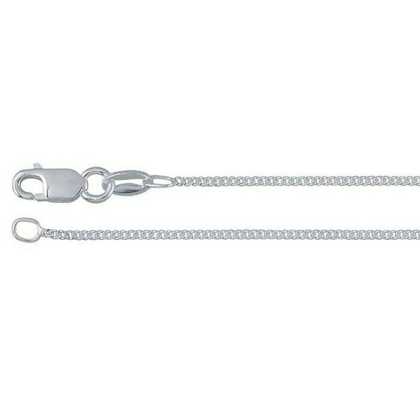 Sterling Silver 1mm Curb Chain 24" | 61308524
