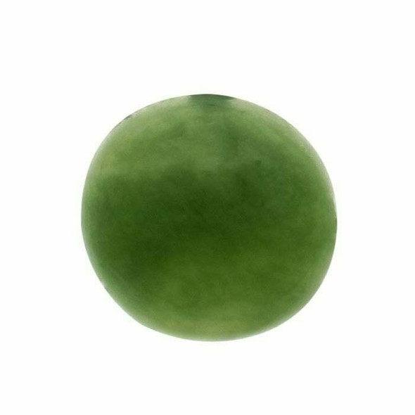 Jade 5mm Round Cabochon, Sold By each | 67722