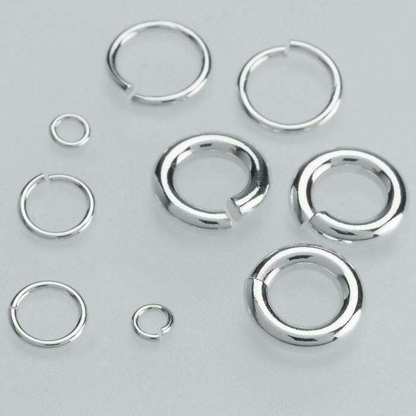 Sterling Silver 22ga Round Jump Ring | 4.7mm OD | 3.5mm ID | Bulk Prc Avlb | Sold by Each | 693611-2EA