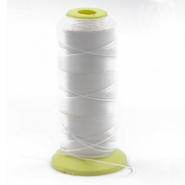 Nylon Cord | #9 (0.75mm) | White | Sold by Foot | NL0921F