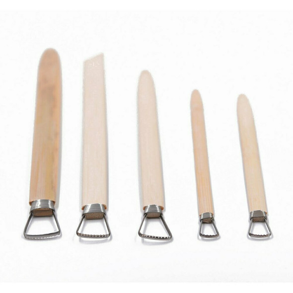 Bamboo Clay Pottery Tool Set of 5 | CD15S