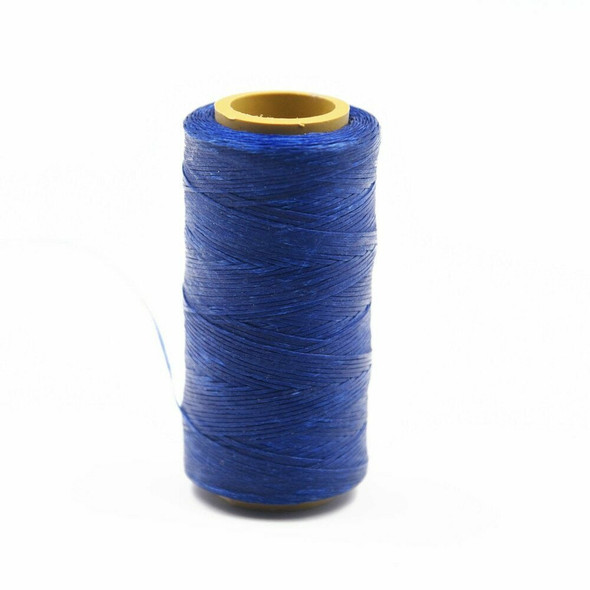 Nylon Cord Coated in Wax 1 mm | Cobalt Blue | Sold by 220m Spool | NWS08