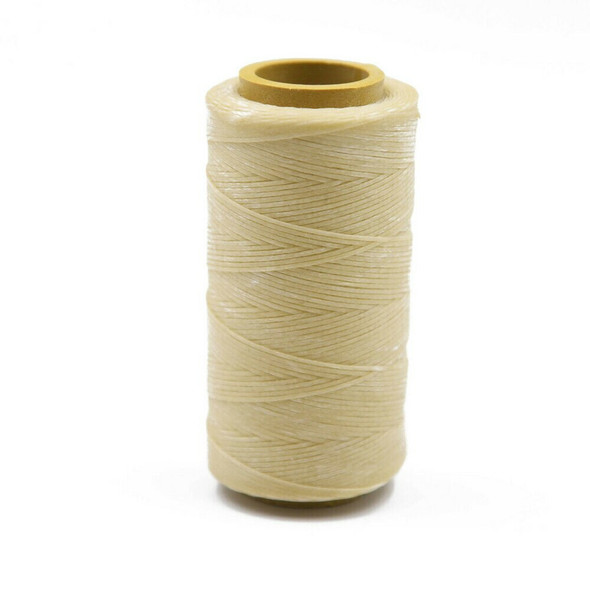Nylon Cord Coated in Wax 1 mm | Tan | Sold by 220m Spool | NWS02