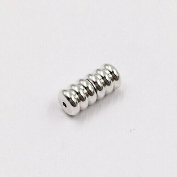 925 Sterling Silver Screw Clasp | Ribbed Style | ZT0910
