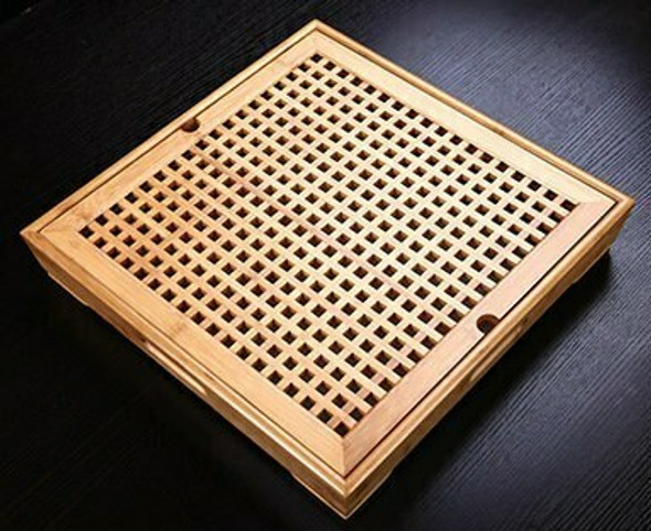 Bamboo Tea Tray Square 29x29x6cm | DHG02