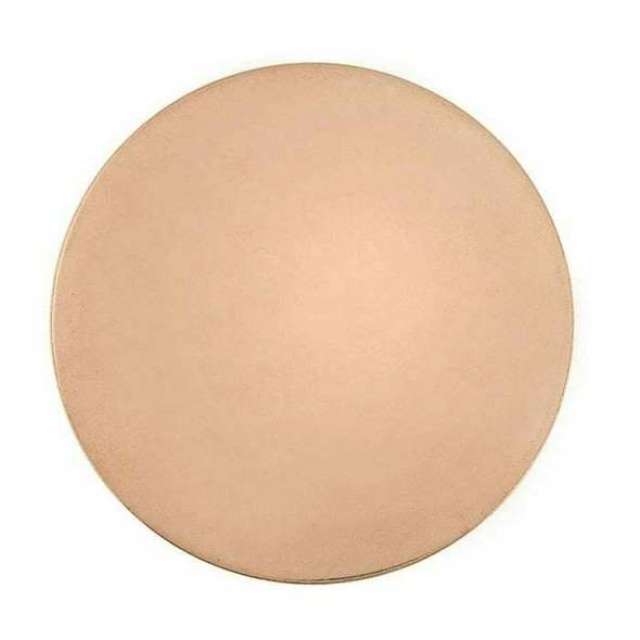 18Ga Copper Disc | 1-1\2" Round (38mm) | Sold Individually | 682456