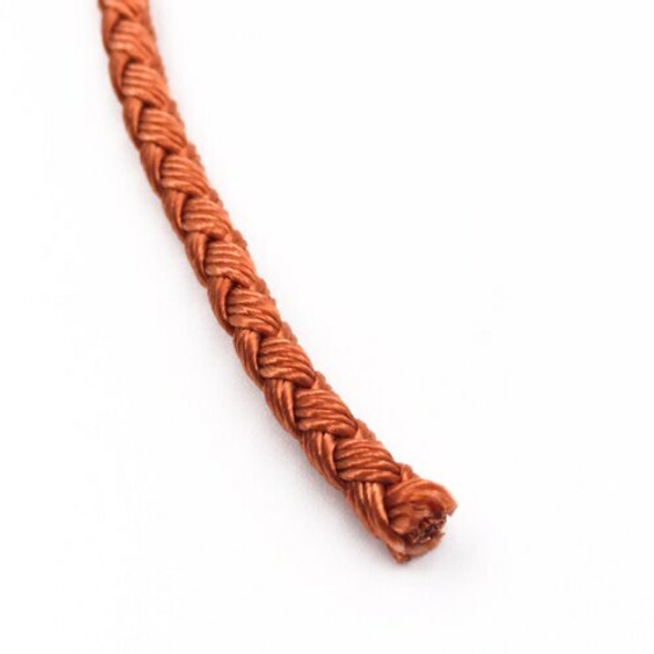 Dragon Braided Cord | 4 mm dia. | Orange | Sold by Metre | CYM06