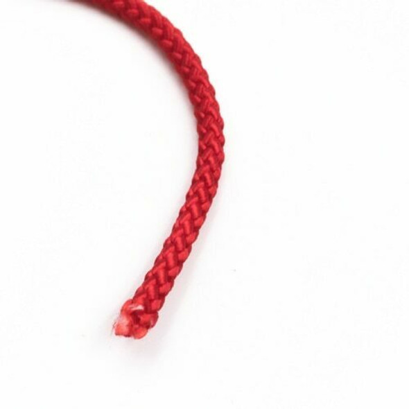 Braided Cord | 3 mm Oval | Red | Sold by Metre | CYM41
