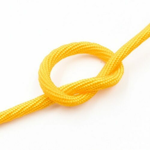 Plied Cord | 4 mm Oval | Yellow | Sold by Metre | CYM47