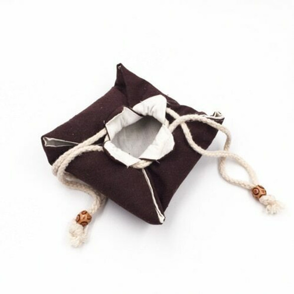 Drawstring Teaware Bag | Small | Brown |  TF36A