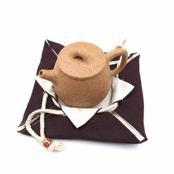 Drawstring Teaware Bag | Medium | Brown | TF38A