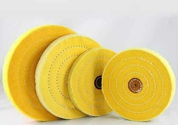 Yellow Treated Buffing Wheel 3"(7.5cm) 40 Ply | JR0040