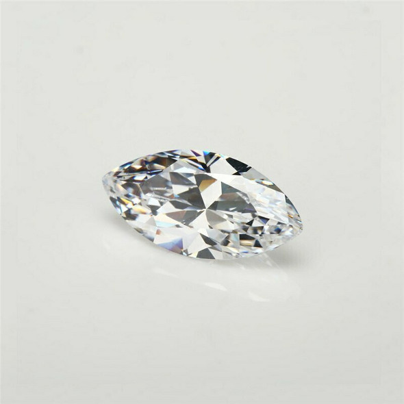 5A White CZ | Marquise Faceted | H1902C