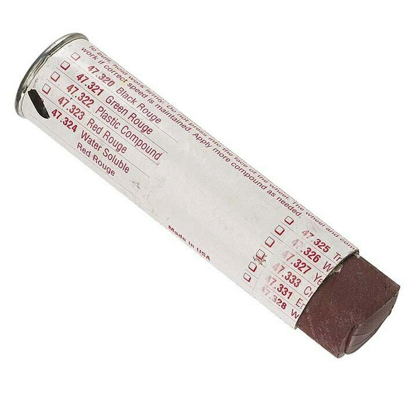 Red Rouge Polishing Compound Stick | Water Soluble | 4oz | 331089