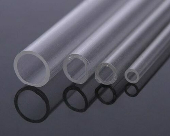 Acrylic Plastic Tubing | Round Clear | OD:3mm ID:2.3mm L:250mm | Sold by Pc | AM0077