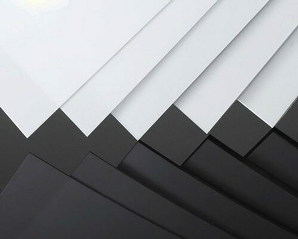 PVC Plastic Sheet | White | 300x200x2mm | Sold by Pc | AM0100