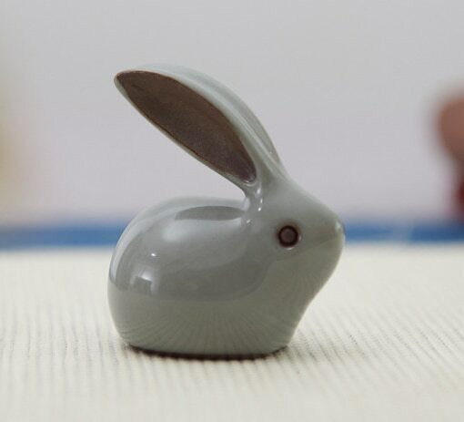 Ceramic Tea Pet | Green Rabbit | H204302