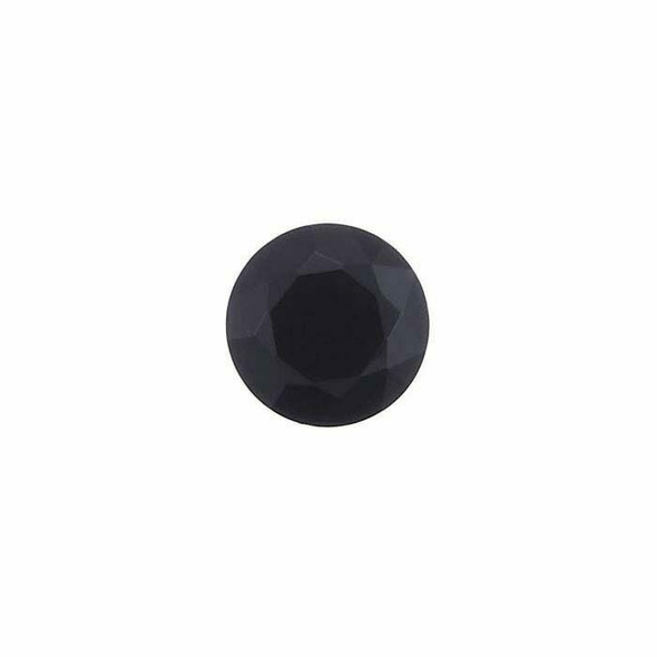 Black Spinel 2.5mm Round Faceted Stone | 78176