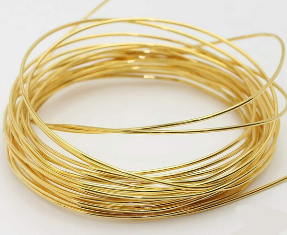 Gold Artistic Wire | Base Metal | 0.6mm | Length:10m | SCW0108