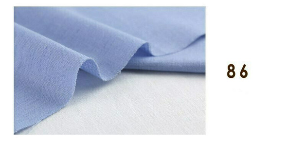 Fabric Linen-Cotton Blend | Dust Blue | KY86
