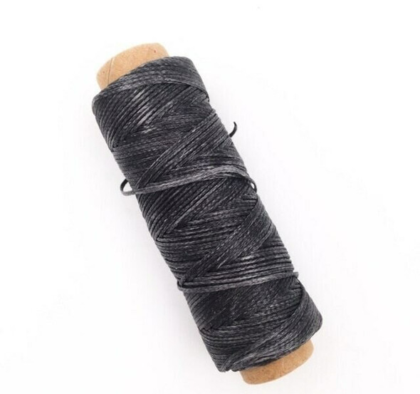 2mm Waxed Nylon Cord | Charcoal Gray | Sold By 50m Spool | NCCG20