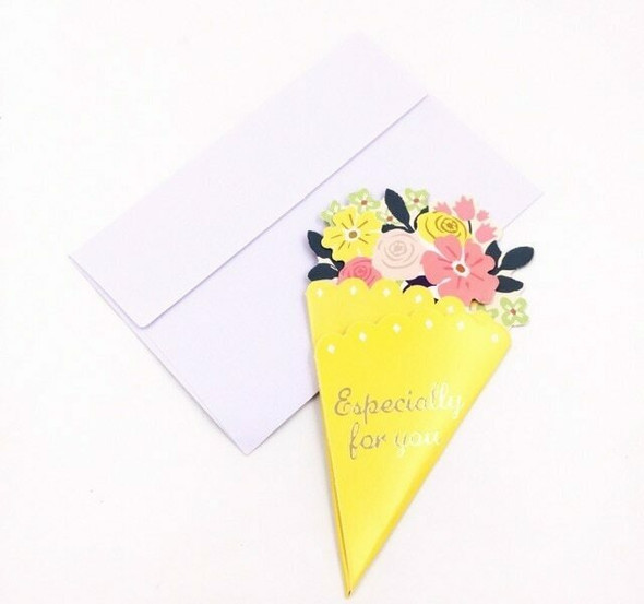 Bouquet Greeting Card | Yellow | GC006