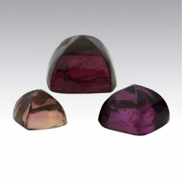 Rhodolite Garnet 5mm Cushion Sugarloaf Cabochon | Sold by Each | 78789