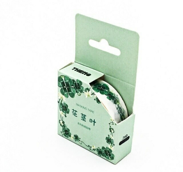 THEMO Washi Tape | Lucky Clovers | 15mm x 7m | 6970852370245-LC