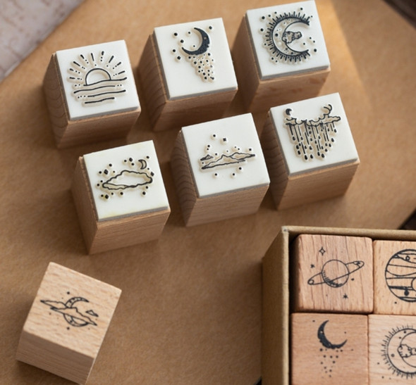 Sun Moon & Skies | Stamp Set of 16 | 6971400044687