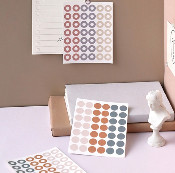 Note For | Washi Dot Stickers | 6 Styles | H20201640-45