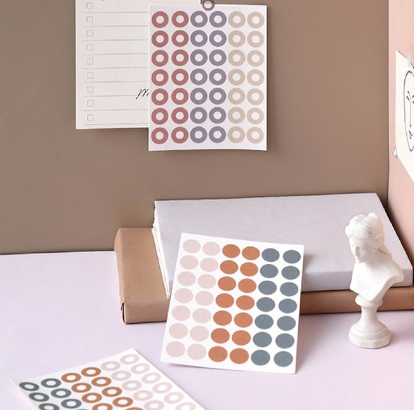Note For | Washi Dot Stickers | 6 Styles | H20201640-45