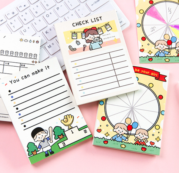 Scheduling Memo Pads | 8 Styles | H20201532-39