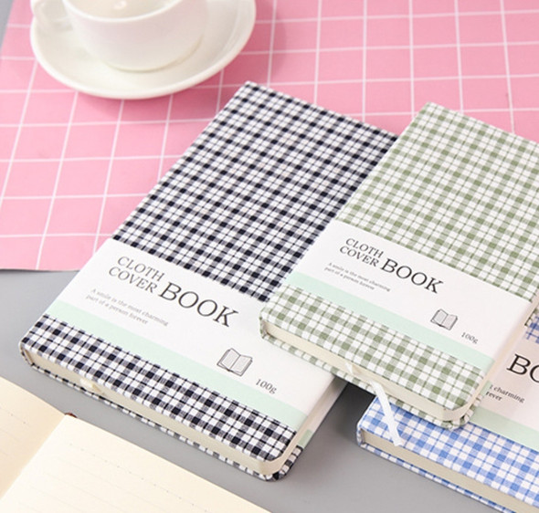 Gingham Cloth Cover Notebook | 4 Colours | H20201761