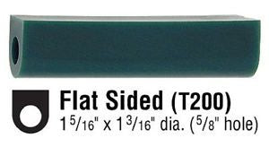 Ferris Wax Ring Tube, Flat Side With Hole, Green | 3.3x3cm | G.T200