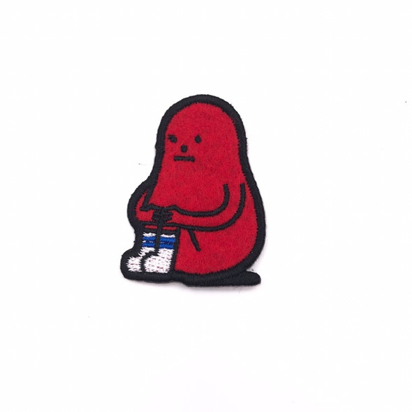Iron-on Embroidery Patch | Little Red Guy | H22070