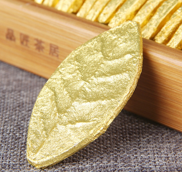 Original Raw Puerh Gold Leaf Tea Cake | Sold by Each | LT124