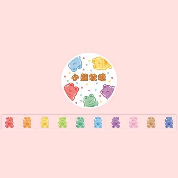 Washi Tape | Gummi Bear Pattern | 6973309601589