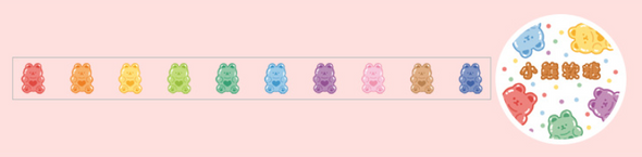 Washi Tape | Gummi Bear Pattern | 6973309601589