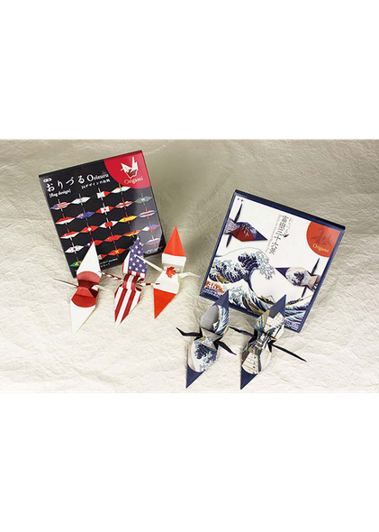 Origami  Paper Pack | Hokusai Mount Fuji Crane Fold | 6" x 6" | Ori13396 | 4902031315107