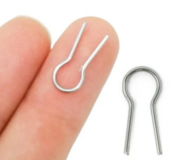 Tungsten Hanging Hooks | Large R-Type | 10 Pcs/Pk | 251034