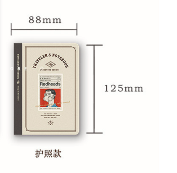 Vintage Travel Notebook | Passport Sizes
