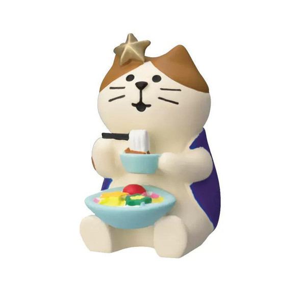 Zakka Summer Cat Figurine | Star Jelly Cat | 50602