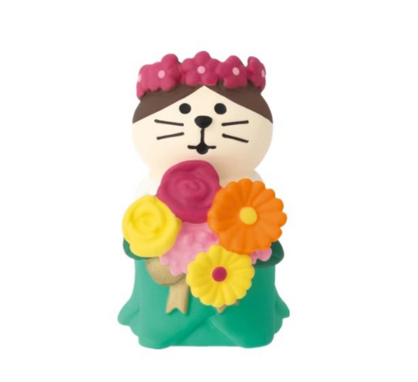 Zakka Birthday Cat Figurine | Confetti Cat | 50605