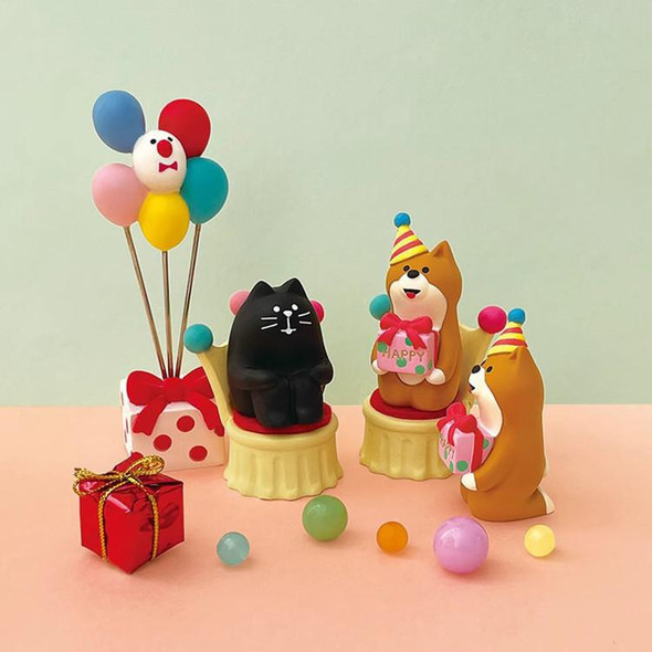 Zakka Birthday Figurine | Present Shiba Inu | 50607