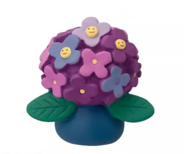 Zakka Rainy Season Figurine | Hydrangea Design | 50609