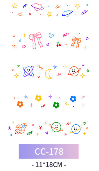 Temporary Tattoo | Waterproof | 11×18 Cm | Cc-178 | 258002