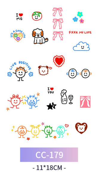 Temporary Tattoo | Waterproof | 11×18 Cm | Cc-179 | 258001