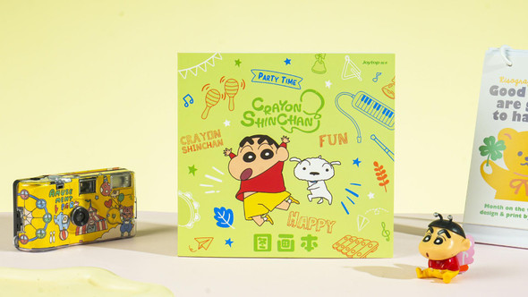 Joytop | Crayon Shinchan | Square Drawing Book | Children’S Sketchpad | 50754