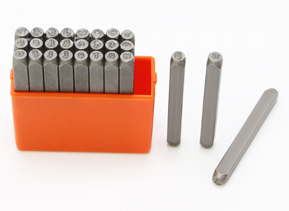 Steel Stamps | 27Pcs Artistic Font Set | Lowercase Letters | 3mm | 50668